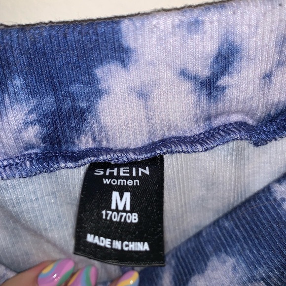 SHEIN tie dye pajama shorts - Picture 6 of 6